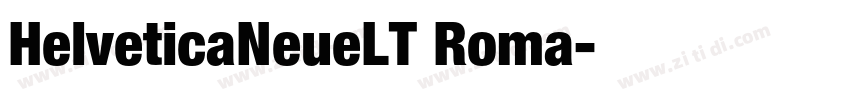 HelveticaNeueLT Roma字体转换